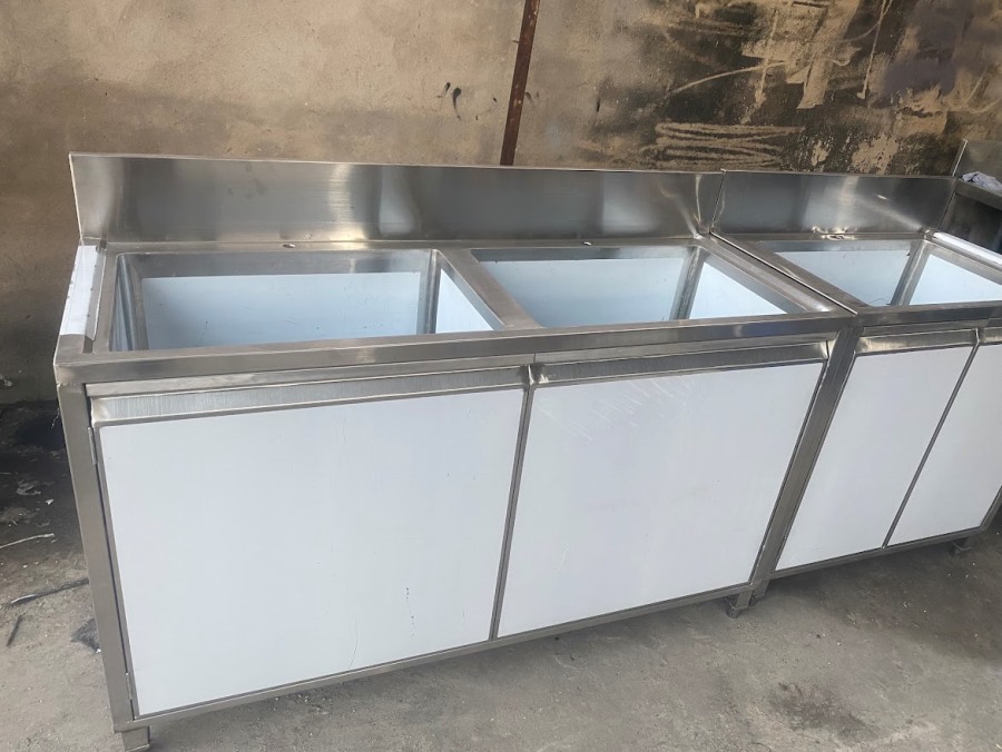 Lắp Đặt Chậu Rửa Inox Tại Bệnh Viện (2)