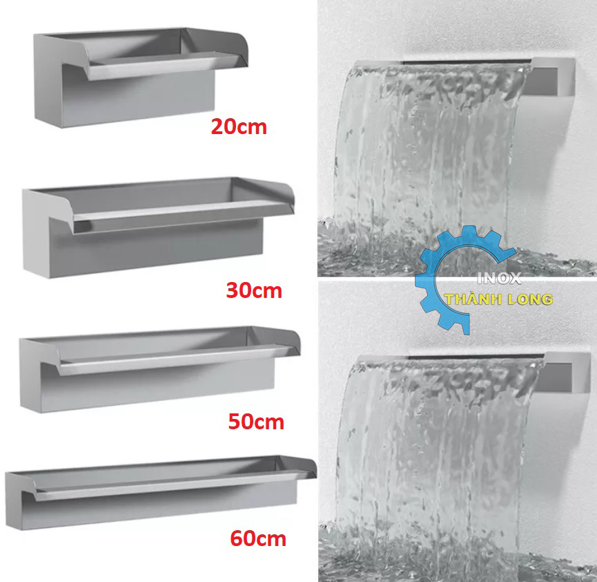 Máng tạo thác nước Inox Thành Long