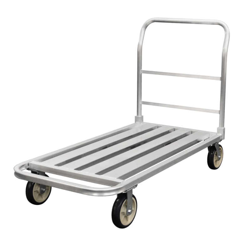 Xe Đẩy Hàng Inox Mặt Sọc
