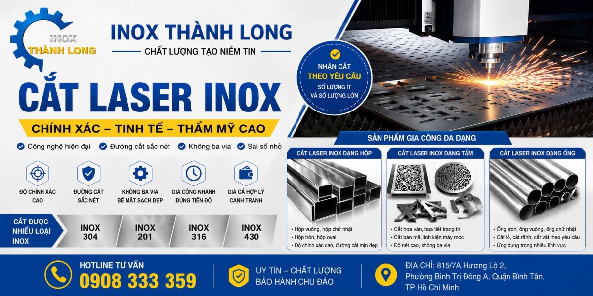 cắt laser inox hcm